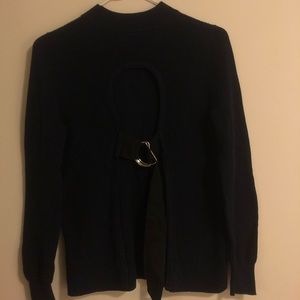 Micha lounge navy blue knit sweater